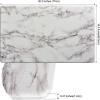 imageArt3d Anti Fatigue Mat  12 Inch Cushioned Kitchen Mat Comfort ampamp Non Slip Cushion for Standing Desk Office or Garage Floor 173quotx28quot BlackReversiblemarble