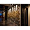 imageArt3d Decorative 3D Wall Panels in Diamond Design 12quotx12quot Matt Black for Home and Office Decor 33 PackGold