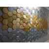 imageArt3d Decorative 3D Wall Panels in Diamond Design 12quotx12quot Matt Black for Home and Office Decor 33 PackGold