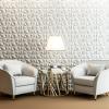 imageArt3d Decorative 3D Wall Panels in Diamond Design 12quotx12quot Matt Black for Home and Office Decor 33 PackWhite