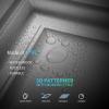 imageArt3d Drop Ceiling Tiles 24x48in Argent Silver 12PackBrushed Silver