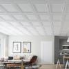 imageArt3d Drop Ceiling Tiles 24x48in Argent Silver 12PackWhite 1