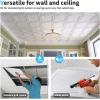 imageArt3d Drop Ceiling Tiles 24x48in Argent Silver 12PackWhite 1
