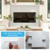 imageArt3d Peel and Stick Backsplash 10Pack Thickened Stick on Subway Tiles Faux Ceramic Tiles for Kitchen Bathroom White with Black GroutWhite
