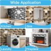 imageArt3d Peel and Stick Backsplash for Kitchen White Subway 10 Tiles Thicker DesignGranite