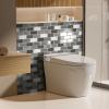 imageArt3d Peel and Stick Backsplash for Kitchen White Subway 10 Tiles Thicker DesignGranite