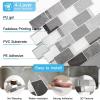 imageArt3d Peel and Stick Backsplash for Kitchen White Subway 10 Tiles Thicker DesignGranite
