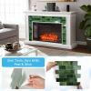 imageArt3d Peel and Stick Backsplash for Kitchen White Subway 10 Tiles Thicker DesignGreen