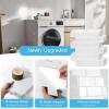 imageArt3d Peel and Stick Backsplash for Kitchen White Subway 10 Tiles Thicker DesignWhite Washed