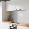 imageArt3d Peel and Stick Backsplash for Kitchen White Subway 10 Tiles Thicker DesignWhite Washed
