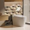 imageArt3d Peel and Stick Backsplash for Kitchen White Subway 10 Tiles Thicker DesignYellow Jasper