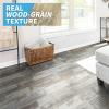 imageArt3d Peel and Stick Floor Tile Vinyl Wood Plank 36Pack 54 SqFt Dusty Grey Rigid Surface Hard Core Easy DIY SelfAdhesive FlooringAged Wood