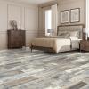 imageArt3d Peel and Stick Floor Tile Vinyl Wood Plank 36Pack 54 SqFt Dusty Grey Rigid Surface Hard Core Easy DIY SelfAdhesive FlooringAged Wood
