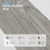 imageArt3d Peel and Stick Floor Tile Vinyl Wood Plank 36Pack 54 SqFt Dusty Grey Rigid Surface Hard Core Easy DIY SelfAdhesive FlooringLight Grey