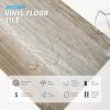 imageArt3d Peel and Stick Floor Tile Vinyl Wood Plank 36Pack 54 SqFt Dusty Grey Rigid Surface Hard Core Easy DIY SelfAdhesive FlooringOld Wood