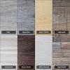 imageArt3d Peel and Stick Floor Tile Vinyl Wood Plank 36Pack 54 SqFt Dusty Grey Rigid Surface Hard Core Easy DIY SelfAdhesive FlooringSamples