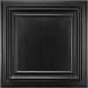 imageArt3d Drop Ceiling Tiles 24x48in Argent Silver 12PackBlack
