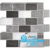 imageArt3d Peel and Stick Backsplash for Kitchen White Subway 10 Tiles Thicker DesignGranite