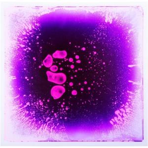 imageArt3d 1Pack Liquid Dance Floor Colorful Home Decor Tile 118quot x 118quot BlueRedPurple