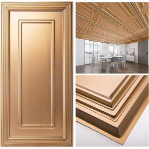 imageArt3d Drop Ceiling Tiles 24x48in Argent Silver 12PackBronze