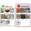 imageArt3d 10Piece Peel ampamp Stick KitchenBathroom Backsplash Tiles 12quot X 12quot Colorful Marble Tile DesignBlackWhite