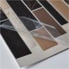 imageArt3d 10Piece Peel ampamp Stick KitchenBathroom Backsplash Tiles 12quot X 12quot Colorful Marble Tile DesignBrown