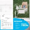 imageArt3d 10Piece Peel ampamp Stick KitchenBathroom Backsplash Tiles 12quot X 12quot Colorful Marble Tile DesignJade Green