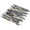 imageArt3d 10Piece Peel ampamp Stick KitchenBathroom Backsplash Tiles 12quot X 12quot Colorful Marble Tile DesignLight Brown
