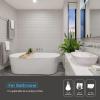 imageArt3d 10Sheet Peel and Stick Backsplash 12 in x 12 in Subway 3D Wall Panels Mono White with Gray GroutMono White With Gray Grout