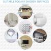 imageArt3d 10Sheet Peel and Stick Backsplash Metal Mosaic Tiles for Kitchen Wall Decor Stick on Aluminum Composite Tiles Stikers Silver Windmill Puzzle Glass Mixed