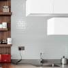 imageArt3d 10Sheet Peel and Stick Backsplash Tile for Kitchen Textured SelfAdhesive Subway Wall Tile for Kitchen Bathroom Laundry Room Enhanced Backing Adhesion ampamp Thicker Design  12quotx12quot White