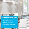 imageArt3d 10Sheet Peel and Stick Backsplash Tile for Kitchen Textured SelfAdhesive Subway Wall Tile for Kitchen Bathroom Laundry Room Enhanced Backing Adhesion ampamp Thicker Design  12quotx12quot White