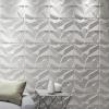 imageArt3d 197in x 197in Pack Of 12 Wall Panel Diamond BlueGeometric White