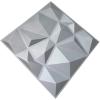 imageArt3d 197in x 197in Pack Of 12 Wall Panel Diamond BlueMatt Grey