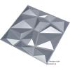 imageArt3d 197in x 197in Pack Of 12 Wall Panel Diamond BlueMatt Grey