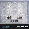 imageArt3d 197in x 197in Pack Of 12 Wall Panel Diamond BlueWhite Marble
