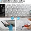 imageArt3d 197in x 197in Pack Of 12 Wall Panel Diamond BlueWhite Marble