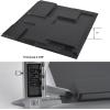imageArt3d 197quot x 197quot Pack Of 12 Wall Panel 3D Rectangle WhiteBlack