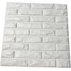 imageArt3d 197quot x 197quot Pack Of 12 Wall Panel 3D Rectangle WhiteWhite Brick