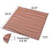 imageArt3d 32 Sq Ft Decorative 3D Wall Panels for TV Background Plant FiberChocolate Wave