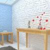 imageArt3d 32 Sq Ft Decorative 3D Wall Panels for TV Background Plant FiberLabyrinth White