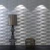 imageArt3d 32 Sq Ft Decorative 3D Wall Panels for TV Background Plant FiberPlant Fiber
