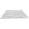 imageArt3d 32 Sq Ft Decorative 3D Wall Panels for TV Background Plant FiberWhite315x246