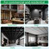 imageArt3d 3D Leather Tiles Decoartive 3D Wall Panels Black Wave 236quot x 236quot 6 PackMatte Black