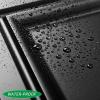 imageArt3d 3D Leather Tiles Decoartive 3D Wall Panels Black Wave 236quot x 236quot 6 PackMatte Black