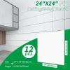imageArt3d 3D Leather Tiles Decoartive 3D Wall Panels Black Wave 236quot x 236quot 6 PackWhite