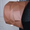 imageArt3d 3D Leather Tiles Decoartive 3D Wall Panels Chocolate Diamond 236quot x 236quot 6 PackChocolate Diamond