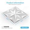 imageArt3d Decorative 3D Wall Panels Art Petal Pack of 12 Tiles 32 Sq Ft