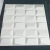 imageArt3d PVC 3D Panel for Interior Wall Decor Wavy Textured Tile 12Pack 197 x 197in White3D Rectangle