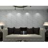 imageArt3d PVC 3D Panel for Interior Wall Decor Wavy Textured Tile 12Pack 197 x 197in WhiteCubic